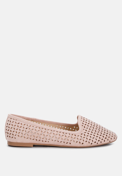 Gordon Perforated Ballerinas-0