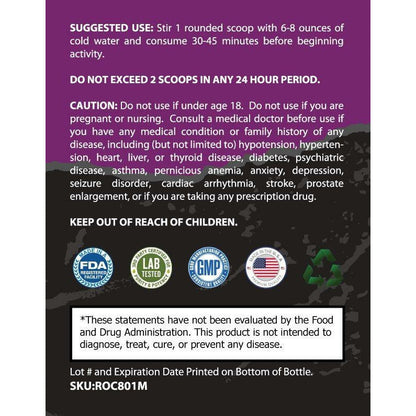 Hard Rock Health® Pre-Workout Blast Lemonade Flavor-3