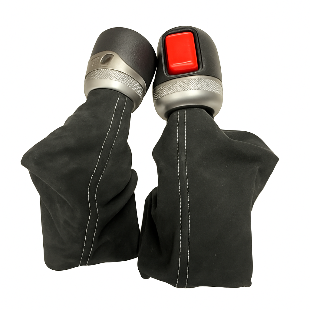 Jeep JT Gladiator Rubicon Real Suede Automatic Transmission and Transfer Case Shifter Boots 2018-2023-8