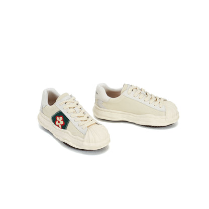 Green Patch Platform Sneakers-3