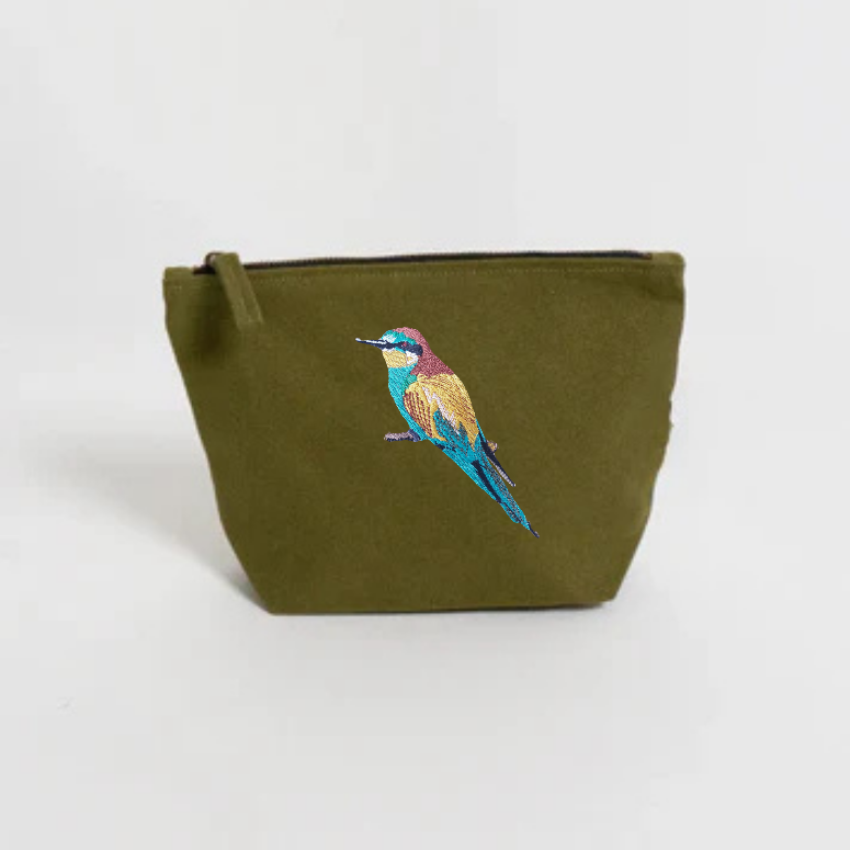 Make Up Pouch- Bee Eater-5