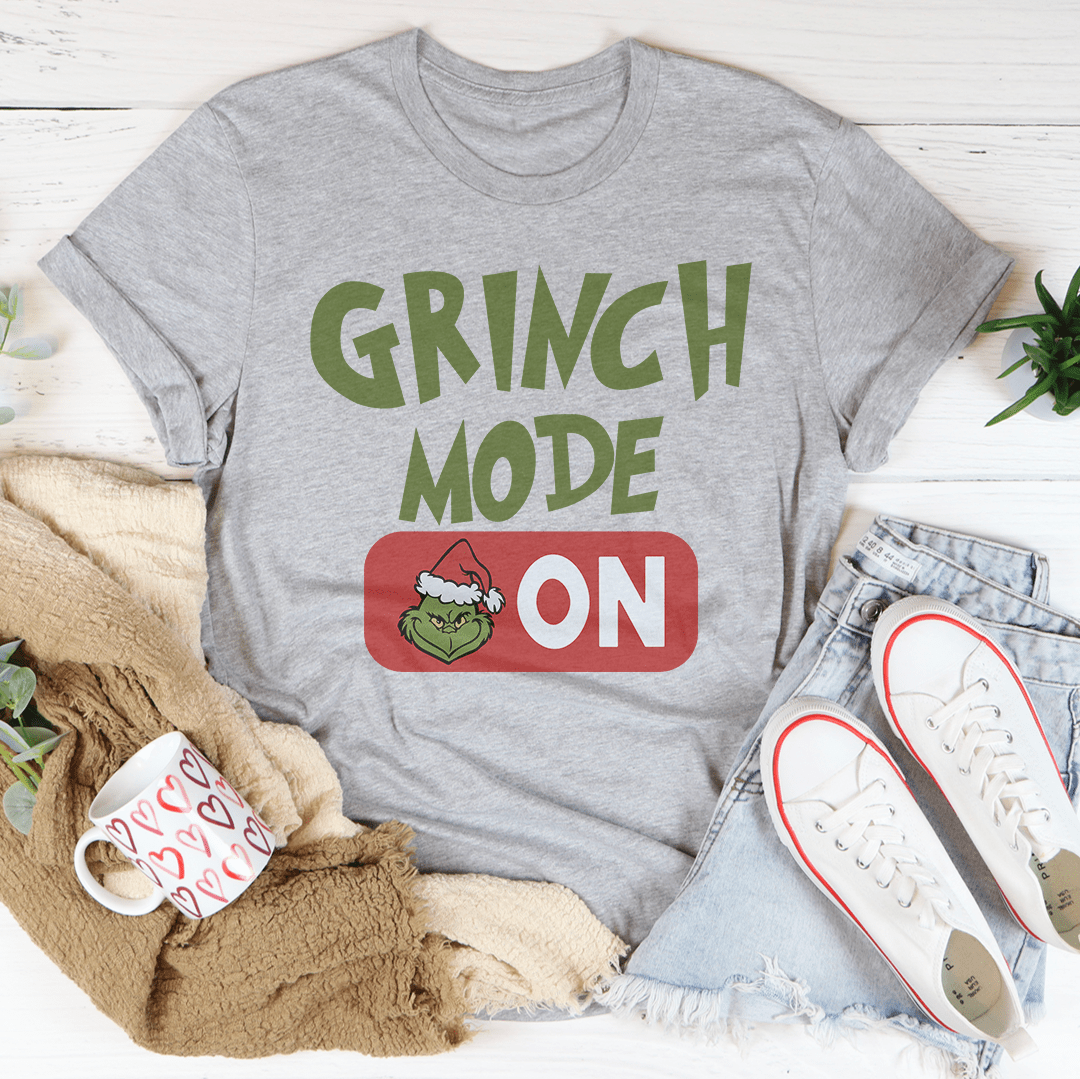 Grinch Mode On Tee-2