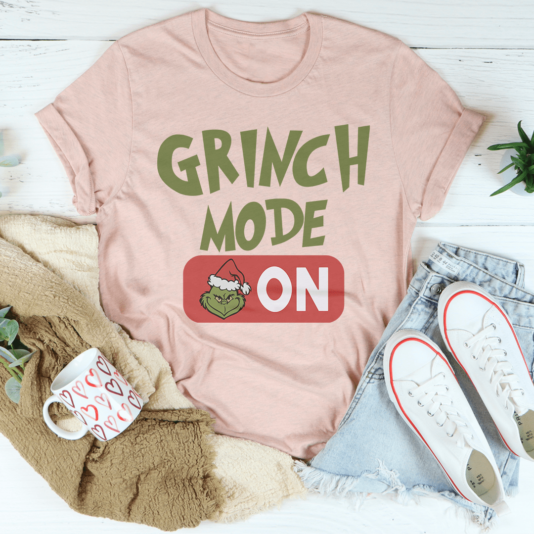 Grinch Mode On Tee-0