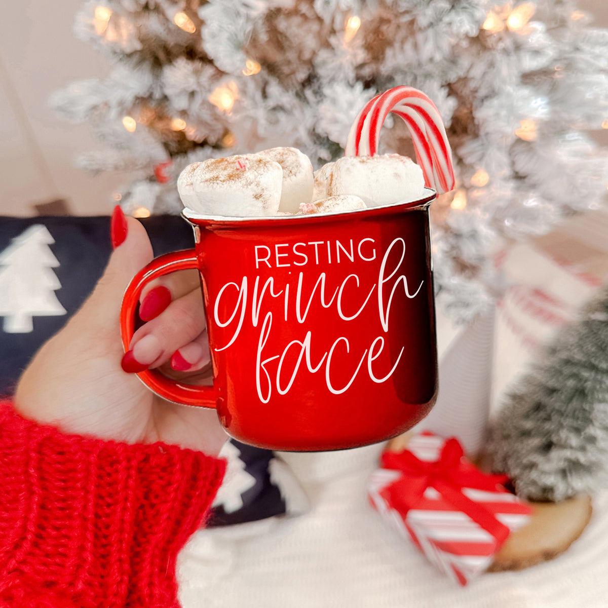 Grinch Face Mug-2