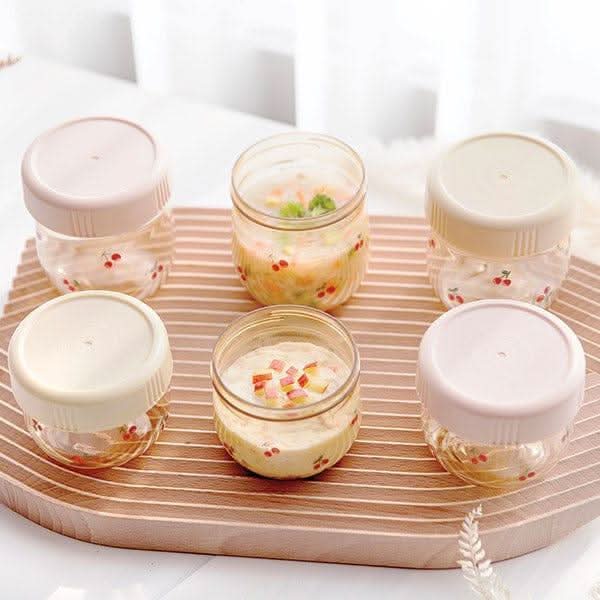 Grosmimi PPSU Baby Food Jar Set-CHERRISH EDITION 150ml-4