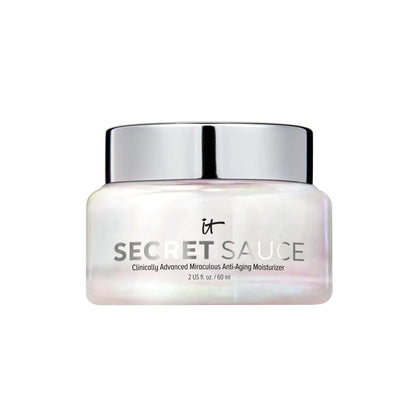 IT Cosmetics Secret Sauce Anti-Aging Face Moisturizer - Hydrating & Plumping Moisturizer Face Cream For Fine Lines Wrinkles & Dark Spots - Vegan - Day or Night Facial Moisturizer - 2 fl. oz