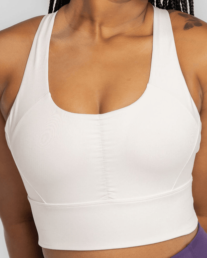 Gametime Bra – No Headlights White-2