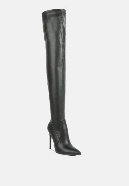 Gush Over Knee Heeled Boots-2