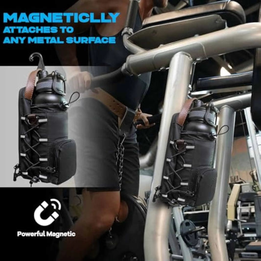 Waterproof Gym Bag with Bottle Holder – Fitness Travel Duffel