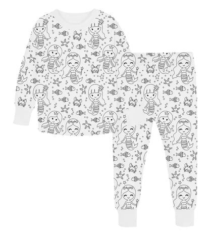 Children's DIY Hand-Painted Pajamas Set