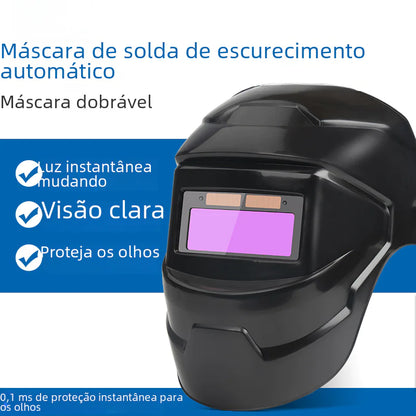 Solar Auto-Dimming Welding Helmet for Arc Welding
