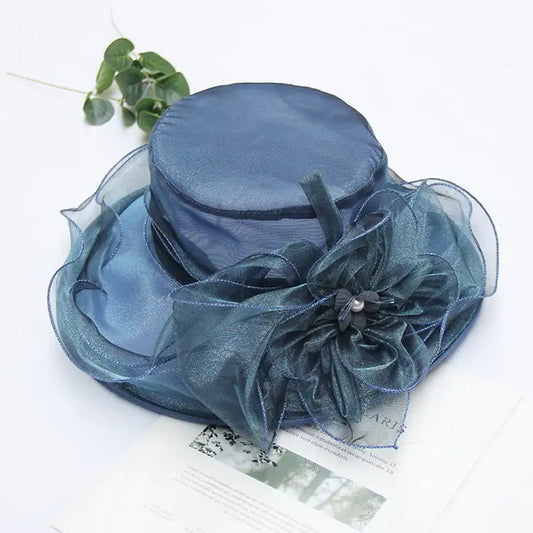 Women's Floral Large Brim Foldable Beach Hat