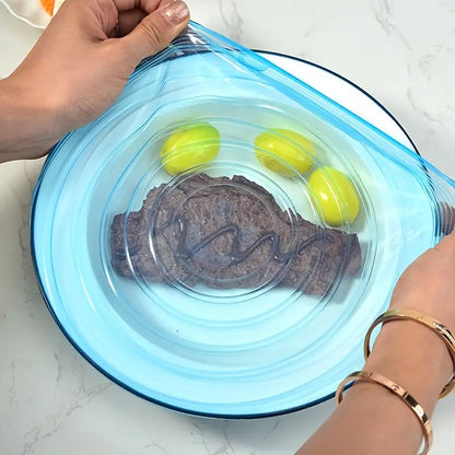 6PCS Food-Grade Silicone Sealed Bowl Lids for Kitchen