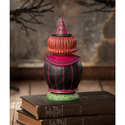 Hagatha and Jack Spooks Jar by Johanna Parker for Bethany Lowe Designs-2
