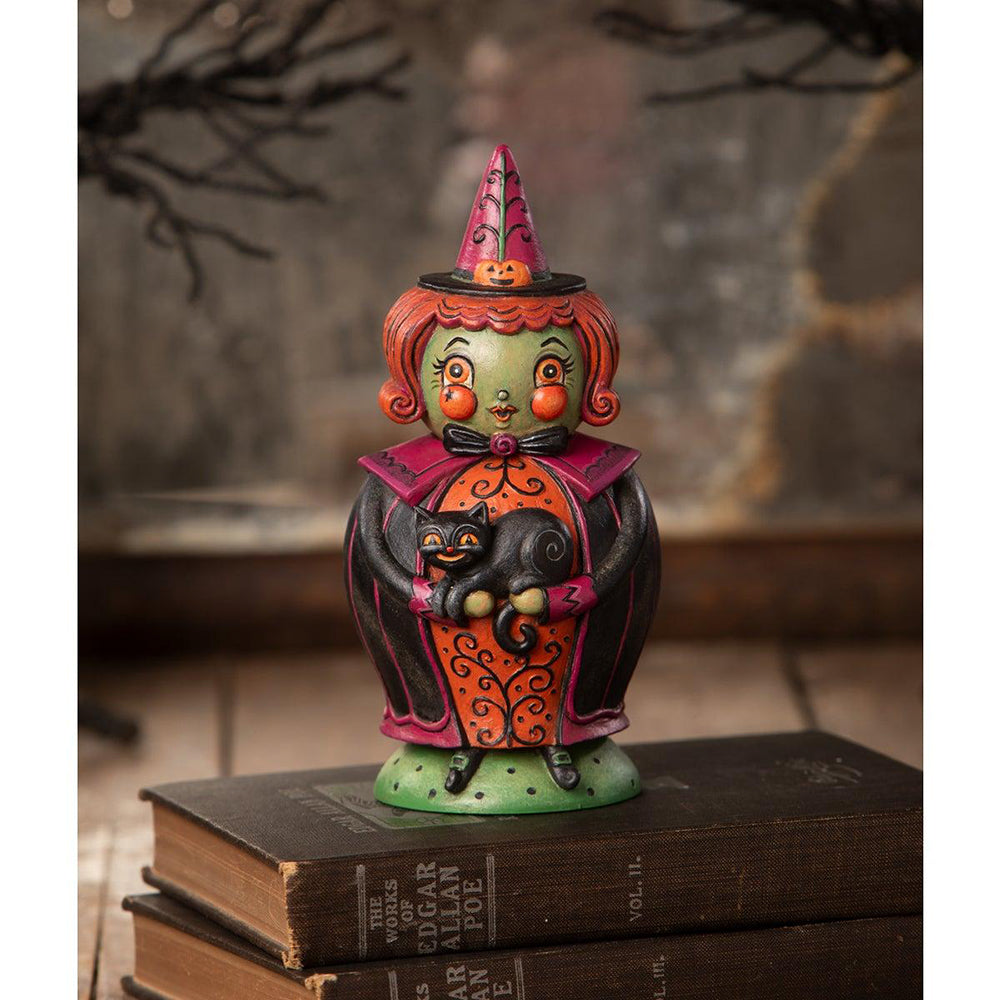 Hagatha and Jack Spooks Jar by Johanna Parker for Bethany Lowe Designs-1