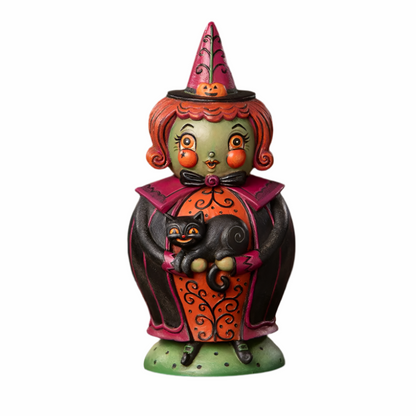 Hagatha and Jack Spooks Jar by Johanna Parker for Bethany Lowe Designs-0
