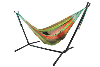Double Mayan Hammock with Universal Stand - Part of the Collective Marketplace Collection-4