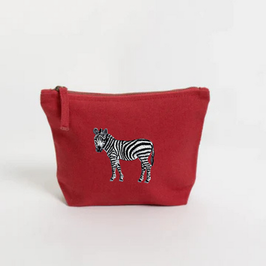 Make Up Pouch - Zebra-0