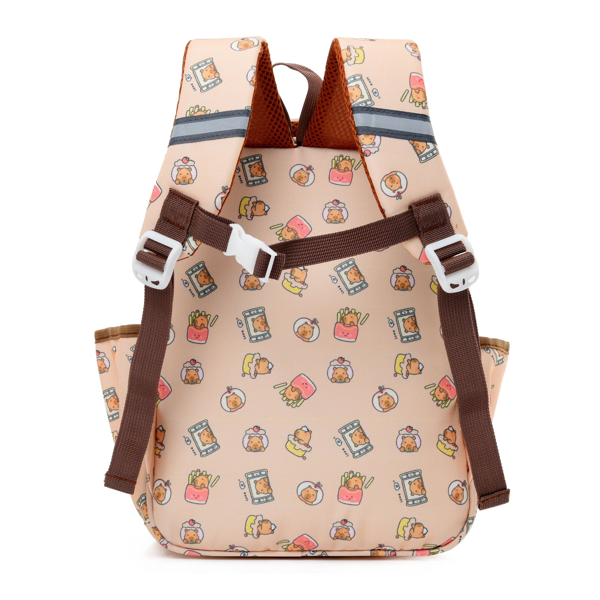 Happy Capybara Kids School Backpack-3