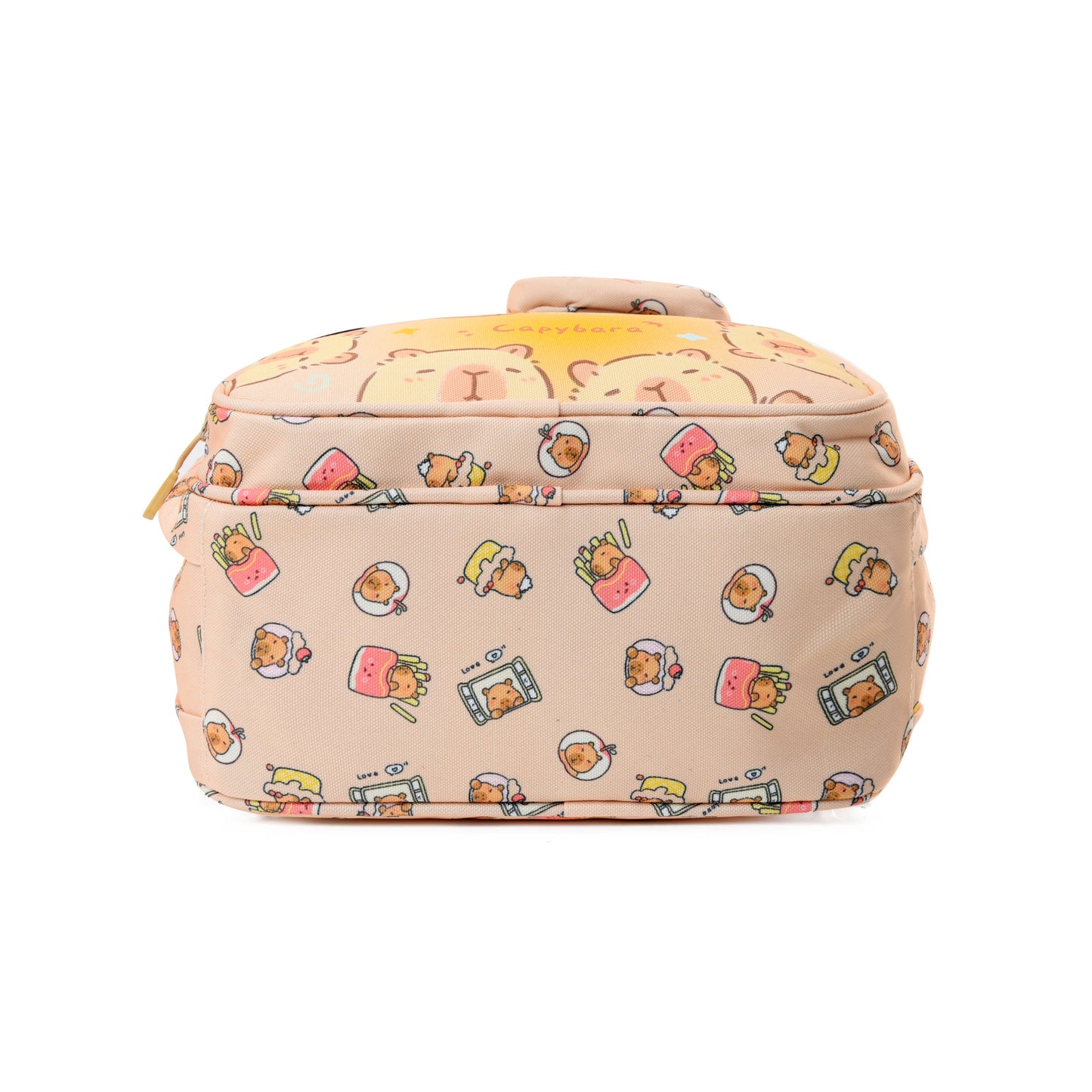 Happy Capybara Kids School Backpack-4