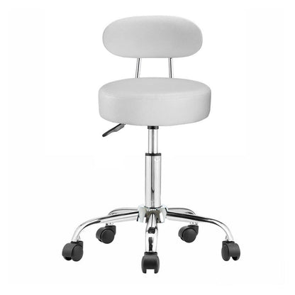 Kozmetická stolička s opierkou, biela-1