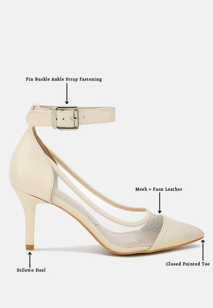 Hearst Pointy Toe Ankle Strap Pumps-4