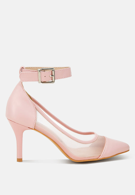 Hearst Pointy Toe Ankle Strap Pumps-0
