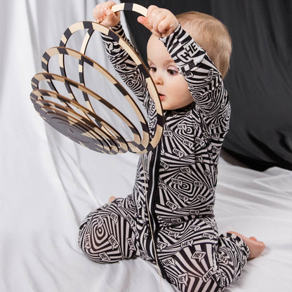 HEY! SENSORY PRINT BAMBOO ZIPPY-2