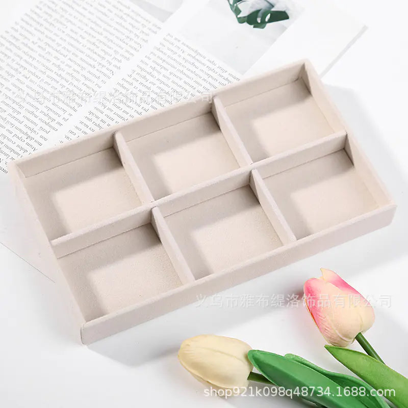 Velvet Jewelry Organizer Tray