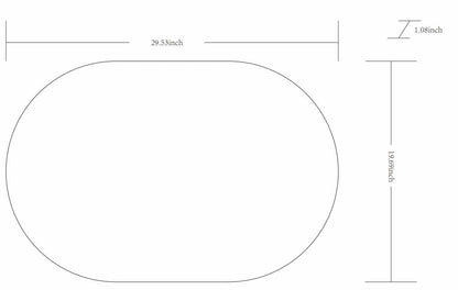 Hagenburg White Iron Frame Mirror-4