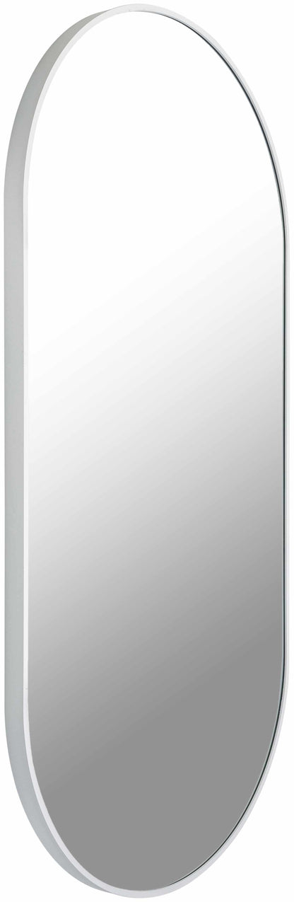 Hagenburg White Iron Frame Mirror-1
