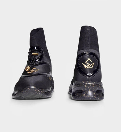 Final Vault – Luxe Cushioned Women's High Tops Blackout (Retired Collectible)-1