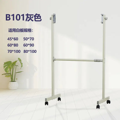 Adjustable Mobile Whiteboard Stand 90x120 cm