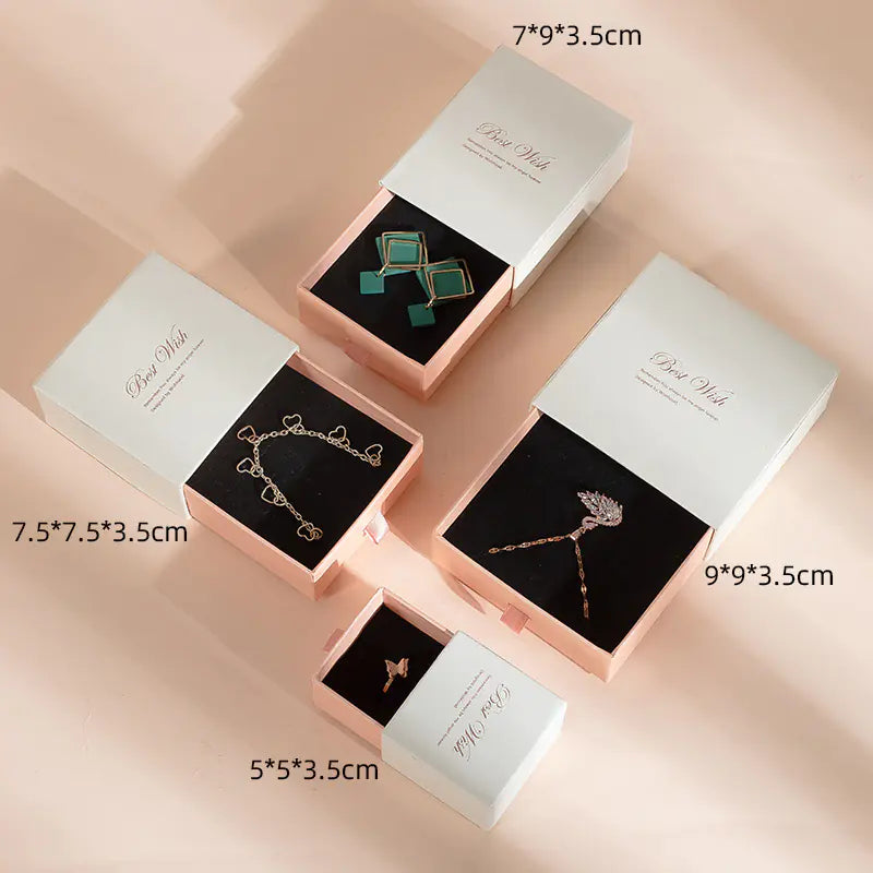 Jewelry Gift Box for Necklaces, Rings, Earrings Storage