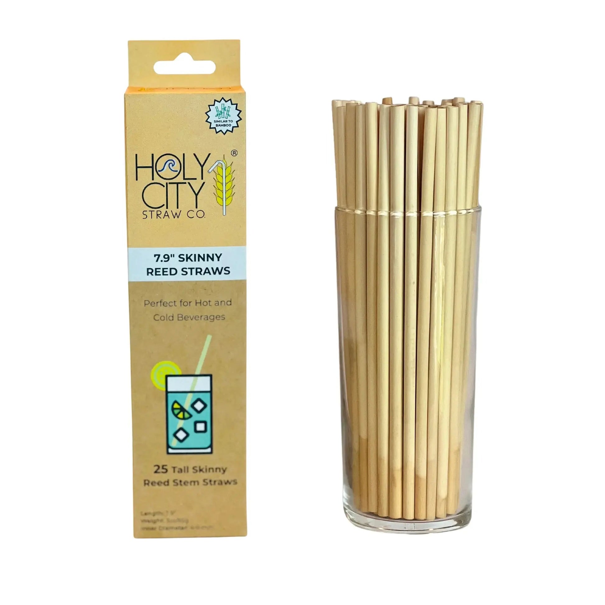 7.9" Skinny Reed Straws | 25ct.-0