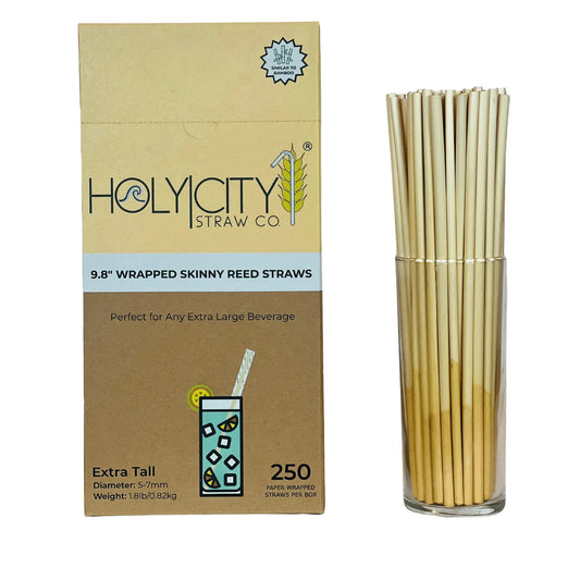 9.8" Wrapped Skinny Reed Straws-0