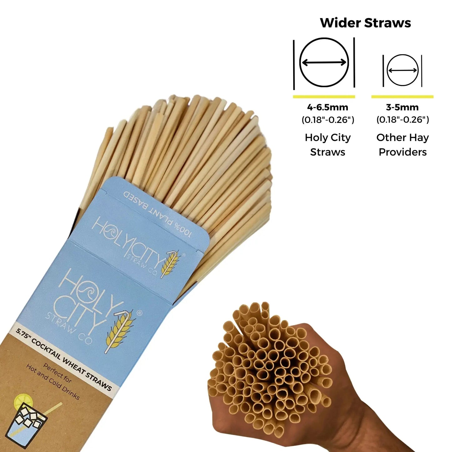 7.9" Tall Wheat Straws-2