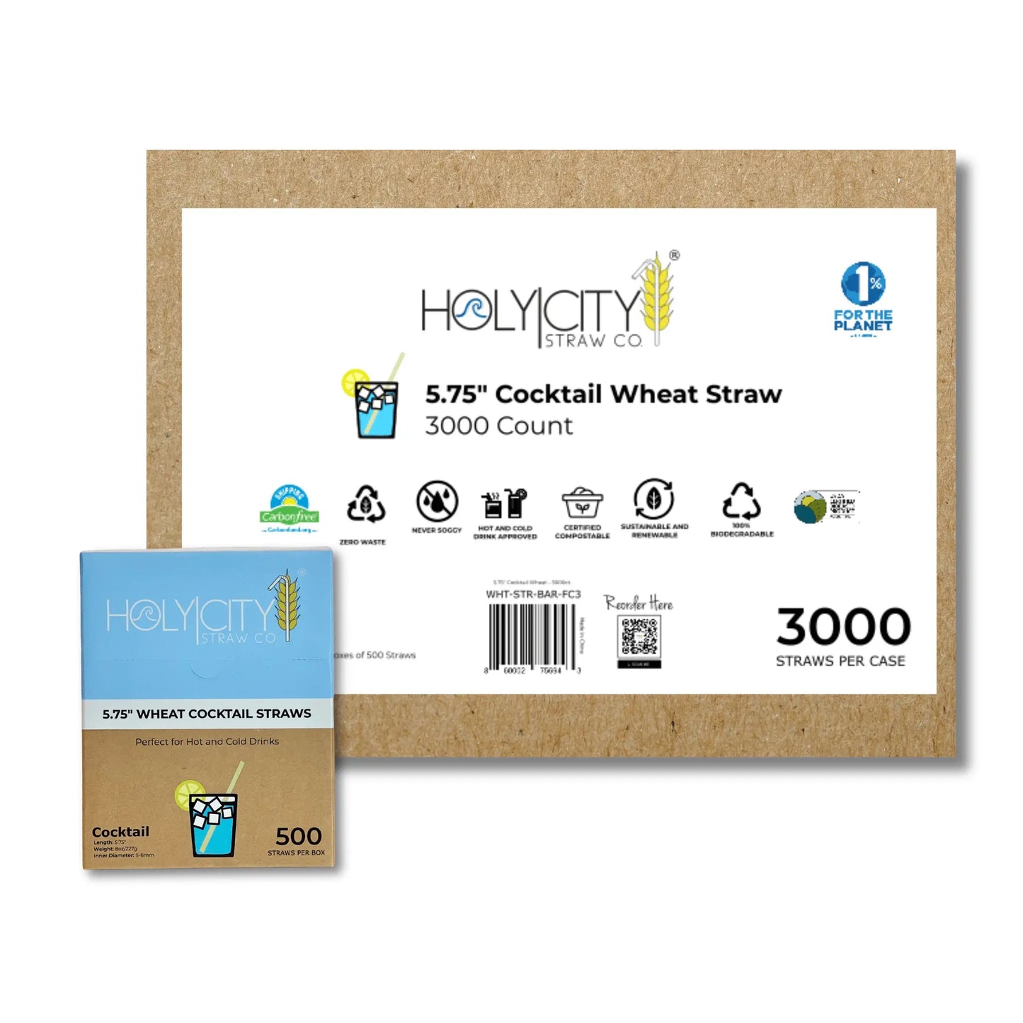 5.75" Cocktail Wheat Straws-6