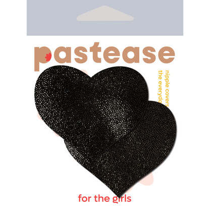 5-Pack: Liquid Black Heart Nipple Pasties by Pastease® o/s-1