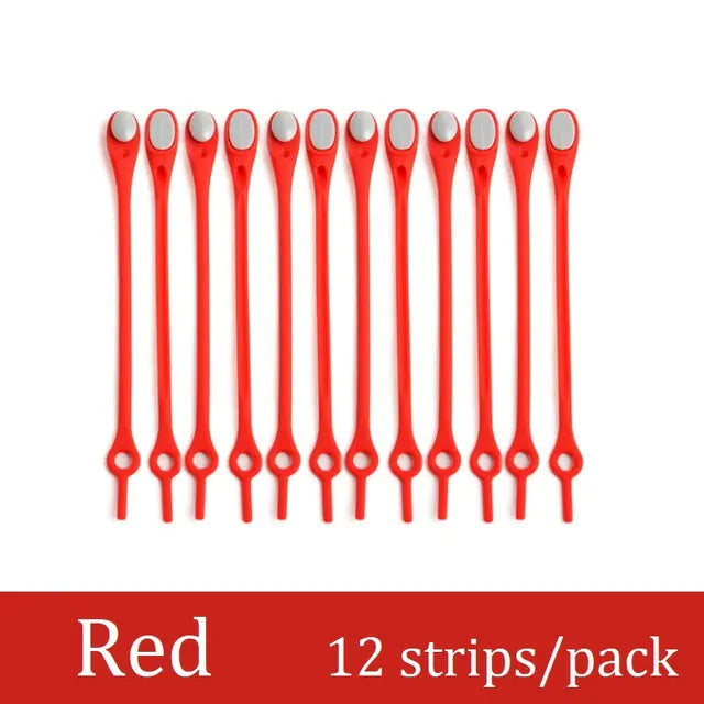 Elastic Silicone No-Tie Shoelaces for Kids and Adults
