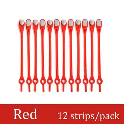 Elastic Silicone No-Tie Shoelaces for Kids and Adults