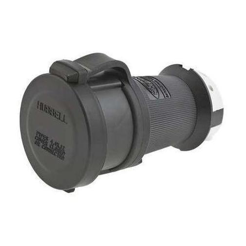 Hubbell HBL2613SW Twist-Lock Watertight Female Connector, 30 amp, 125VAC, 2-Pole-1