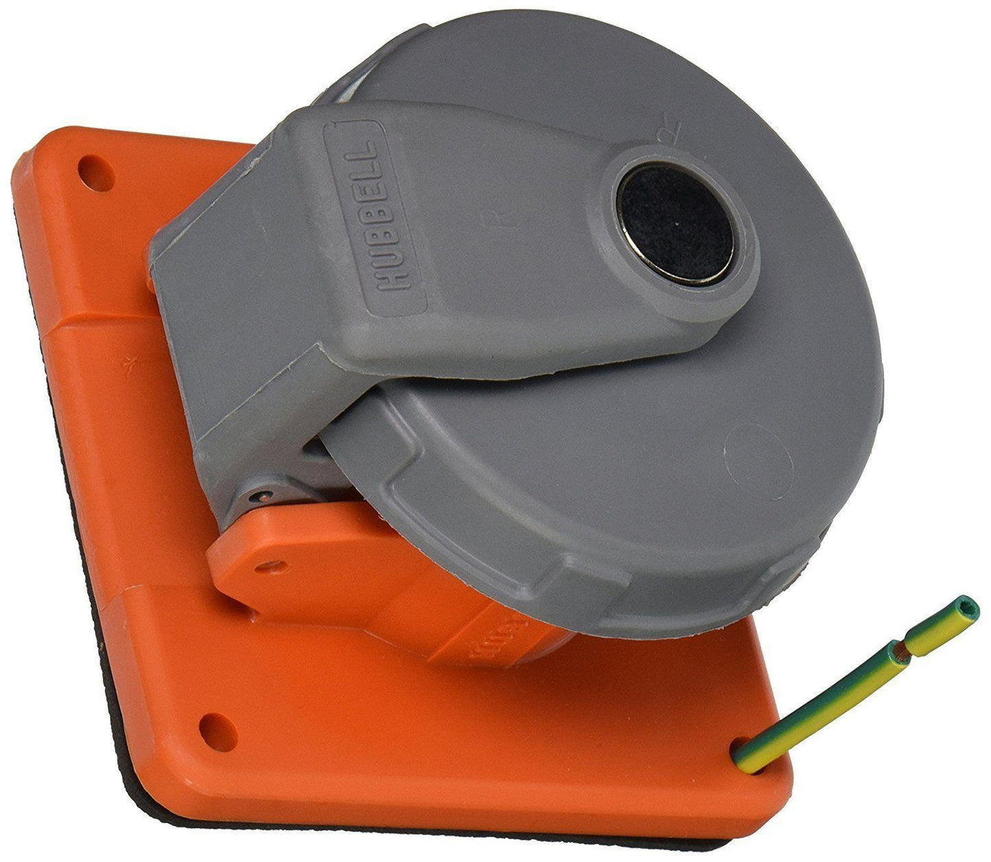 Hubbell HBL420R12W Pin and Sleeve IEC Receptacle, 3 Pole, 4 Wire, 20 amp, 125/250V, Watertight-0