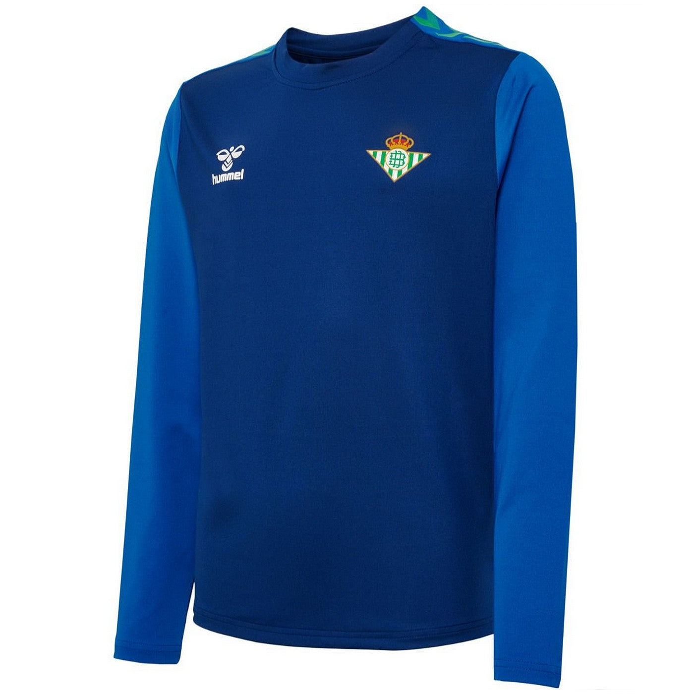Betis Sevilla soccer training sweat tracksuit 2022/23 navy - Hummel-1