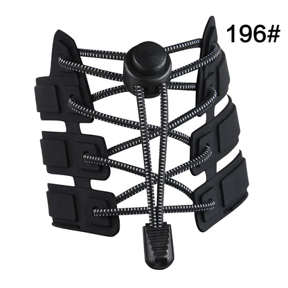 Kids No-Tie Shoelace Clips with Elastic Bands