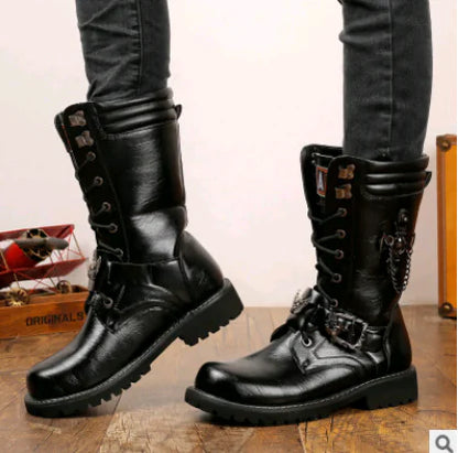 High-Top Men's Boots, Cowboy Boots for Men