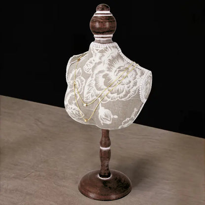 Elegant Grey Necklace Display Stand