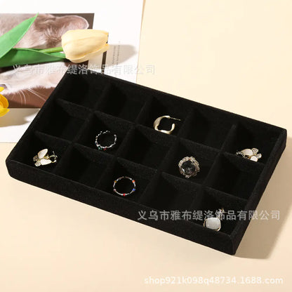 Velvet Jewelry Organizer Tray