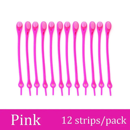 Elastic Silicone No-Tie Shoelaces for Kids and Adults