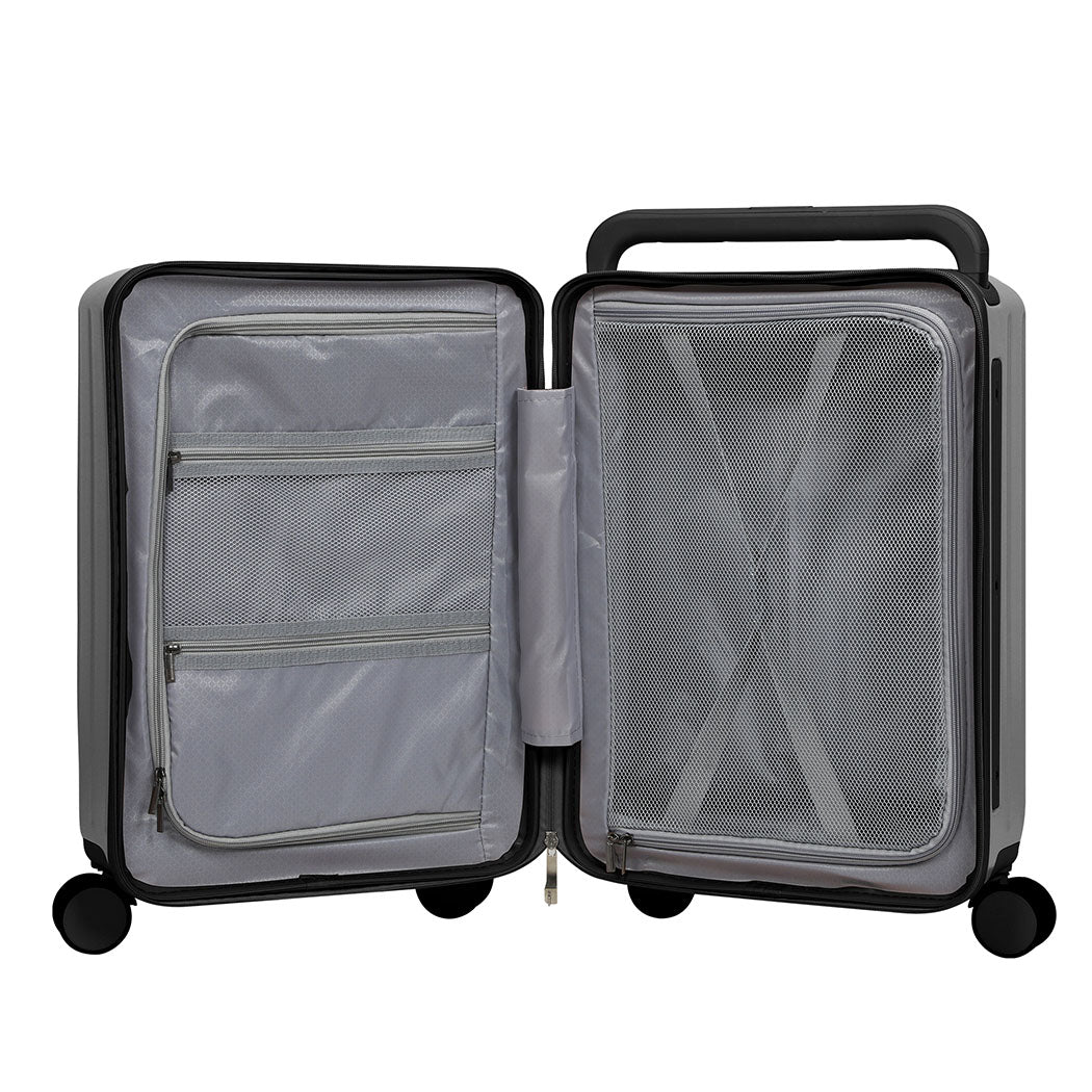 Slimbridge 20" Luggage Wide Handle TSA Lock Grey-4
